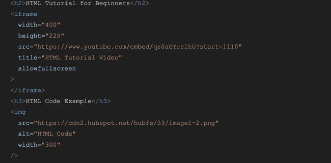 html, sample tutorial
